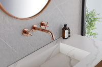 Смеситель ABBER Wasser Kreis AF81121RG для раковины скрытого монтажа, розовое золото - Gidratop.ru изображение