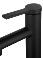 Смеситель для раковины с функцией полоскания WONZON & WOGHAND, Черный матовый (WW-H1017-MB) - Gidratop.ru изображение