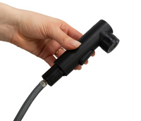 Смеситель с выдвижным изливом, черный матовый BB-LVMD-NERO-W0 - Gidratop.ru изображение