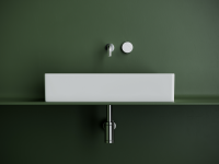 Раковина накладная прямоугольная 601x361x130, цвет белый, арт. CN6070 - Gidratop.ru изображение