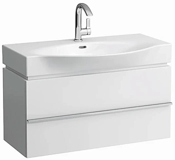Тумба под раковину Laufen Palace New 4.0125.1.075.463.1 89 см, 1 выдвижной ящик, цвет белый матовый