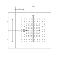 Gessi Mimi накладная панель 350х350 , цвет Black XL - Gidratop.ru изображение