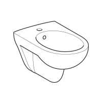 Биде Geberit Renova 233040000 подвесное, цвет белый - Gidratop.ru изображение