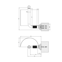 GESSI VENTI20 держатель туалетной бумаги, с крышкой, цвет Brass PVD - Gidratop.ru изображение