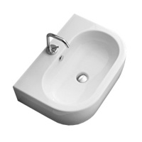 Раковина 50х40 см, 1 отв., цвет: белый - Gidratop.ru изображение