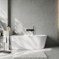 Акриловая ванна ABBER AB9502-1.8 L белая - Gidratop.ru изображение