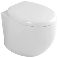 Приставной унитаз Villeroy&Boch Aveo 6613 10R2, крепления хром - Gidratop.ru изображение