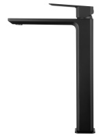 Смеситель для раковины высокий WONZON & WOGHAND DIAMOND, Черный матовый (WW-88239011-MB) - Gidratop.ru изображение