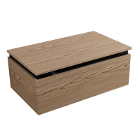 SLIDER Тумба с одним выкатным ящиком, дуб тангент, 796x476x300, SLIDER-800-1C-PI-RT-P - Gidratop.ru изображение