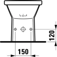 Биде Laufen Living 3243.1 напольное - Gidratop.ru изображение