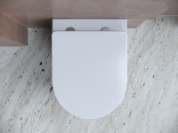 Подвесной унитаз Balearica Rimless белый - Gidratop.ru изображение