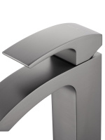 Смеситель для раковины WONZON & WOGHAND FIT, Темный графит (WW-88139009-BGM) - Gidratop.ru изображение