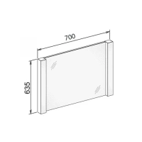 Зеркало с подсветкой Keuco Royal 60 11698012000, 70 см - Gidratop.ru изображение