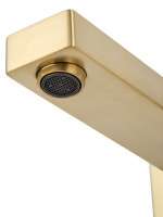 Смеситель для раковины встраиваемый WONZON & WOGHAND FRAME, Брашированное золото (WW-88869010- BG) - Gidratop.ru изображение