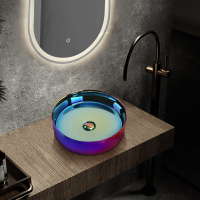 Раковина накладная ABBER Bequem AC2114Regen хамелеон - Gidratop.ru изображение