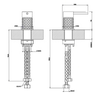 GESSI 316 рычаг удаленного управления, цвет: steel brushed - Gidratop.ru изображение