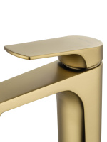 Смеситель для раковины WONZON & WOGHAND, Брашированное золото (WW-A40492-BG) - Gidratop.ru изображение