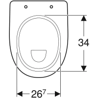 Напольный унитаз Geberit Renova Comfort 218520000, белый - Gidratop.ru изображение