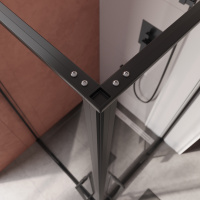 Душевой уголок Cezares LINER-A-2-90-C-NERO - Gidratop.ru изображение