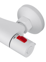 Смеситель для душа с термостатом WONZON & WOGHAND INN 5, Белый матовый (WW-B1005-A-MW) - Gidratop.ru изображение