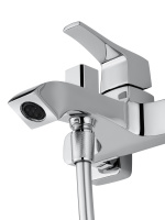 Смеситель для ванны с душем WONZON & WOGHAND FLEX, Хром (WW-88037072-CR) - Gidratop.ru изображение
