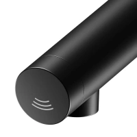 Смеситель Keuco Ixmo 59517371102 для раковины, сенсорный, цвет черный матовый - Gidratop.ru изображение