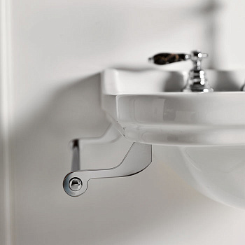 Полотенцедержатель боковой для раковин, 40см, цвет хром