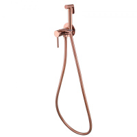 Смеситель ABBER Wasser Kreis AF8125RG с гигиеническим душем, розовое золото - Gidratop.ru изображение