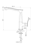 Смеситель для кухни WONZON & WOGHAND NAVIA, Хром (WW-182101-CR) - Gidratop.ru изображение