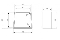 Стульчик для ванной ABBER Stein AS1638 белый матовый - Gidratop.ru изображение