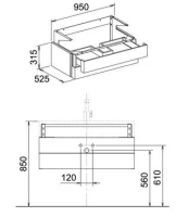Тумба с раковиной Keuco Edition 300 30374 386800 - Gidratop.ru изображение