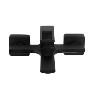 LUCE Смеситель для ванны и душа, чёрный LUC-VAS-NERO - Gidratop.ru изображение