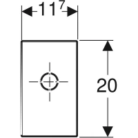 Сифон внутристенный для раковины Geberit Gis, альпийский белый, 115.416.11.1 - Gidratop.ru изображение