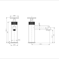 Смеситель для раковины WONZON & WOGHAND, Хром (WW-H1065-CR) - Gidratop.ru изображение