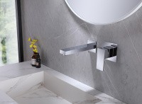 Смеситель ABBER Daheim AF8212 для раковины скрытого монтажа, хром - Gidratop.ru изображение