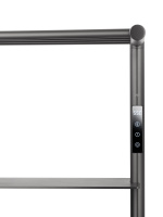 Полотенцесушитель электрический WONZON & WOGHAND DÜSSELDORF, Темный графит (WW-A208-GM) - Gidratop.ru изображение