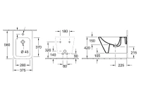 Биде Villeroy&Boch Finion 4465 00 R1, подвесное - Gidratop.ru изображение