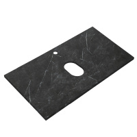 Столешница из керамогранита 800x460 KEP-80-MNO Marmo Nero Opaco - Gidratop.ru изображение