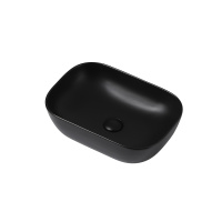 Раковина накладная ABBER Rechteck AC2200MB черная матовая - Gidratop.ru изображение