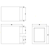 Gessi Rettangolo стакан настольный, цвет: хром/черный - Gidratop.ru изображение