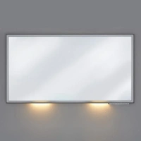 Зеркало Keuco Royal Lumos 14598135000, 140 см, с подсветкой, с подогревом, рама черная - Gidratop.ru изображение