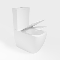 Унитаз-компакт Tornado Bien VT2-51T, белый, ультратонкое сиденье soft-close, P-trap - Gidratop.ru изображение