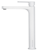 Смеситель для раковины высокий WONZON & WOGHAND, Белый матовый (WW-H1034-MW) - Gidratop.ru изображение