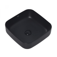 Раковина накладная ABBER Rechteck AC2211MB черная матовая - Gidratop.ru изображение