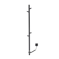 Полотенцесушитель электрический Vincea VTD-1DBE 15х140, черный, таймер - Gidratop.ru изображение