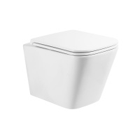 Унитаз подвесной безободковый со смывом TORNADO BelBagno ARDENTE-TOR BB520CH-TOR/BB2322SC - Gidratop.ru изображение