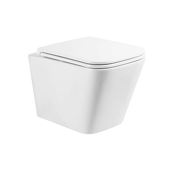 Унитаз подвесной безободковый со смывом TORNADO BelBagno ARDENTE-TOR BB520CH-TOR/BB2322SC