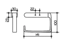 Бумагодержатель Keuco Elegance New 11662 010000 - Gidratop.ru изображение