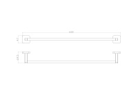 Вешалка для полотенец WONZON & WOGHAND STILL, Хром (WW-6612) - Gidratop.ru изображение