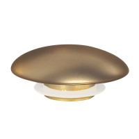 Накладка на слив для раковины ABBER AC0014MMG золото матовое, керамика - Gidratop.ru изображение